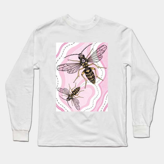 Wasp Me Go Long Sleeve T-Shirt by nannasaidno